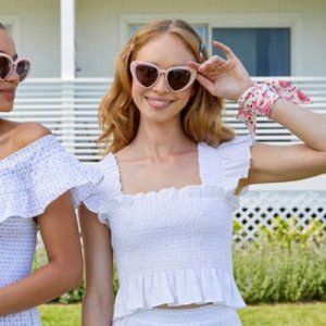 Paz Top - Hill House Home White Linen XL NWT